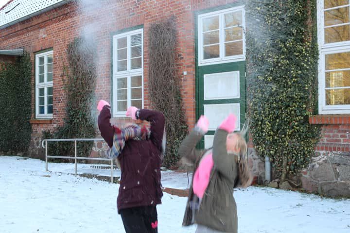 Schloss Dreilützow im Winter