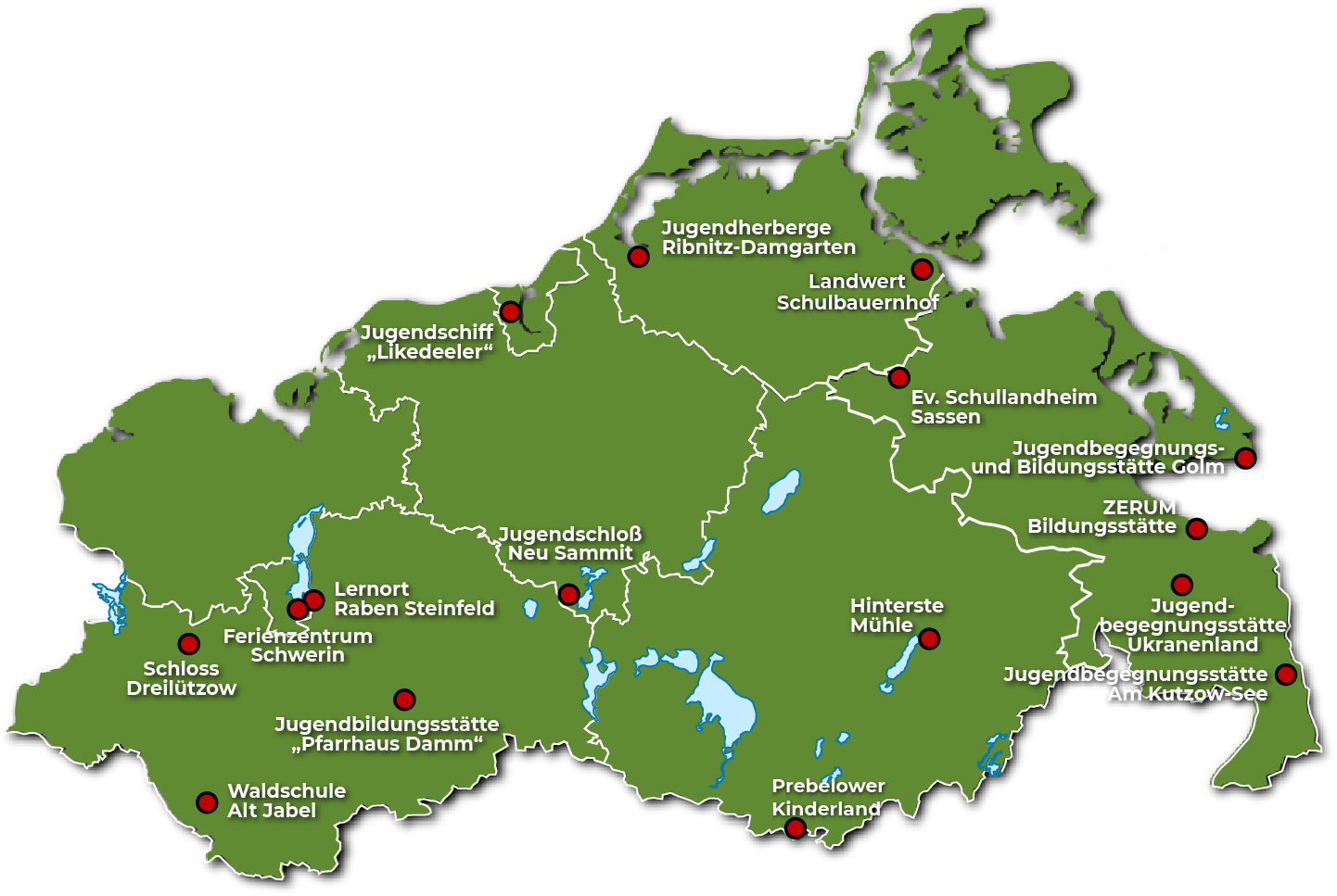 Gruppenunterkunft Mecklenburg-Vorpommern - SLH für Freizeitgruppen
