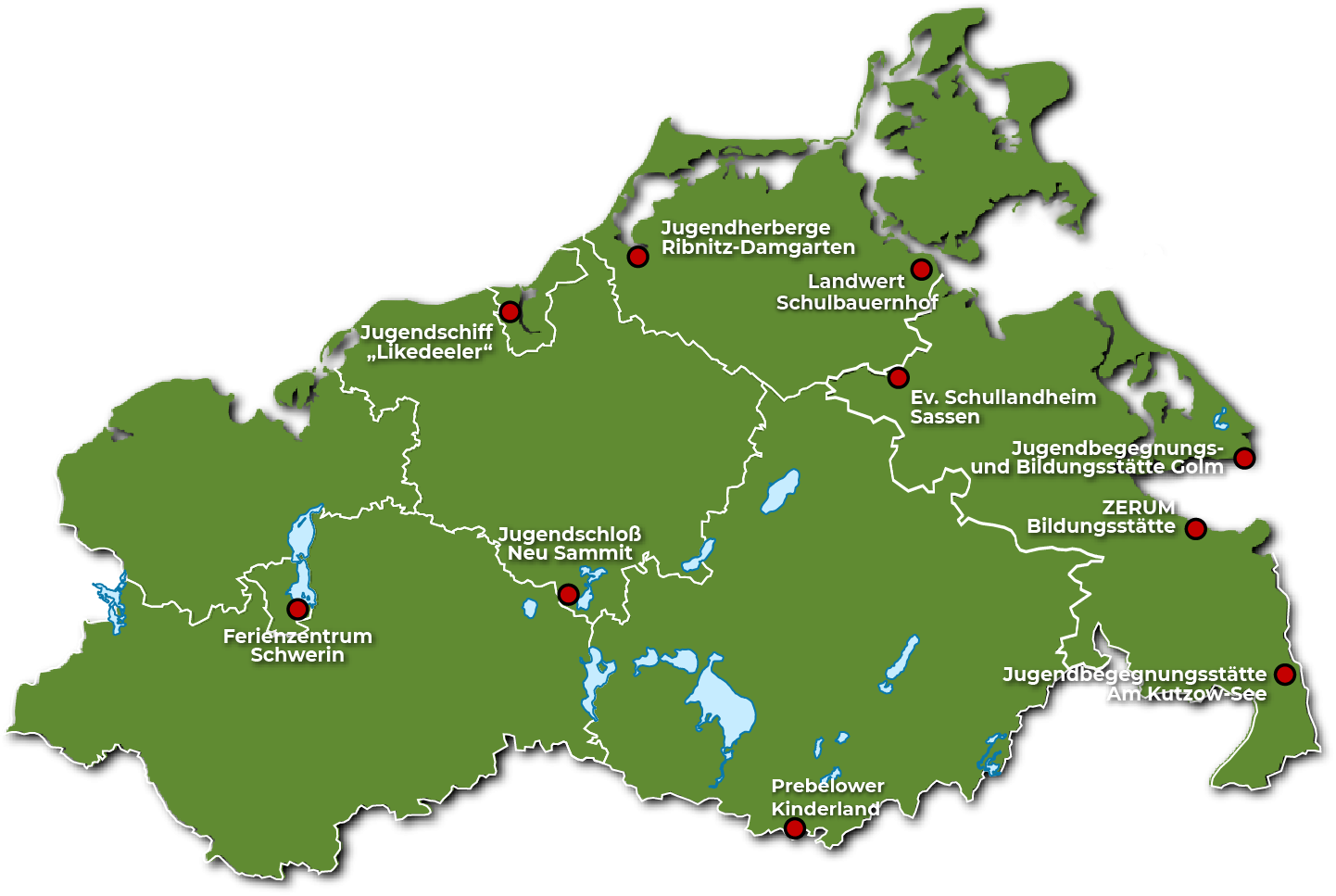 Gruppenunterkunft Mecklenburg-Vorpommern - SLH für Firmentagungen