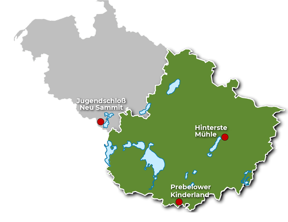 Gruppenunterkunft Mecklenburg-Vorpommern - SLH an der Mecklenburger Seenplatte