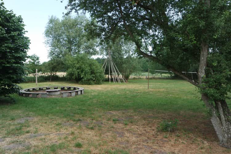 Feuerstelle im Pfarrgarten