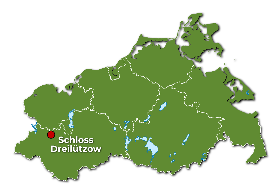 Schloss Dreilützow in Mecklenburg-Vorpommern