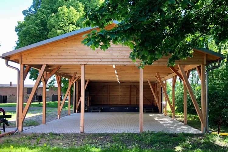 Schleppdach Ev. Schullandheim Sassen