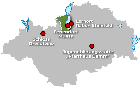 Gruppenunterkünfte in der Region Schwerin