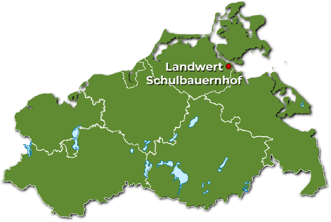 Gruppenunterkunft MV | Landwert Schulbauernhof | Karte