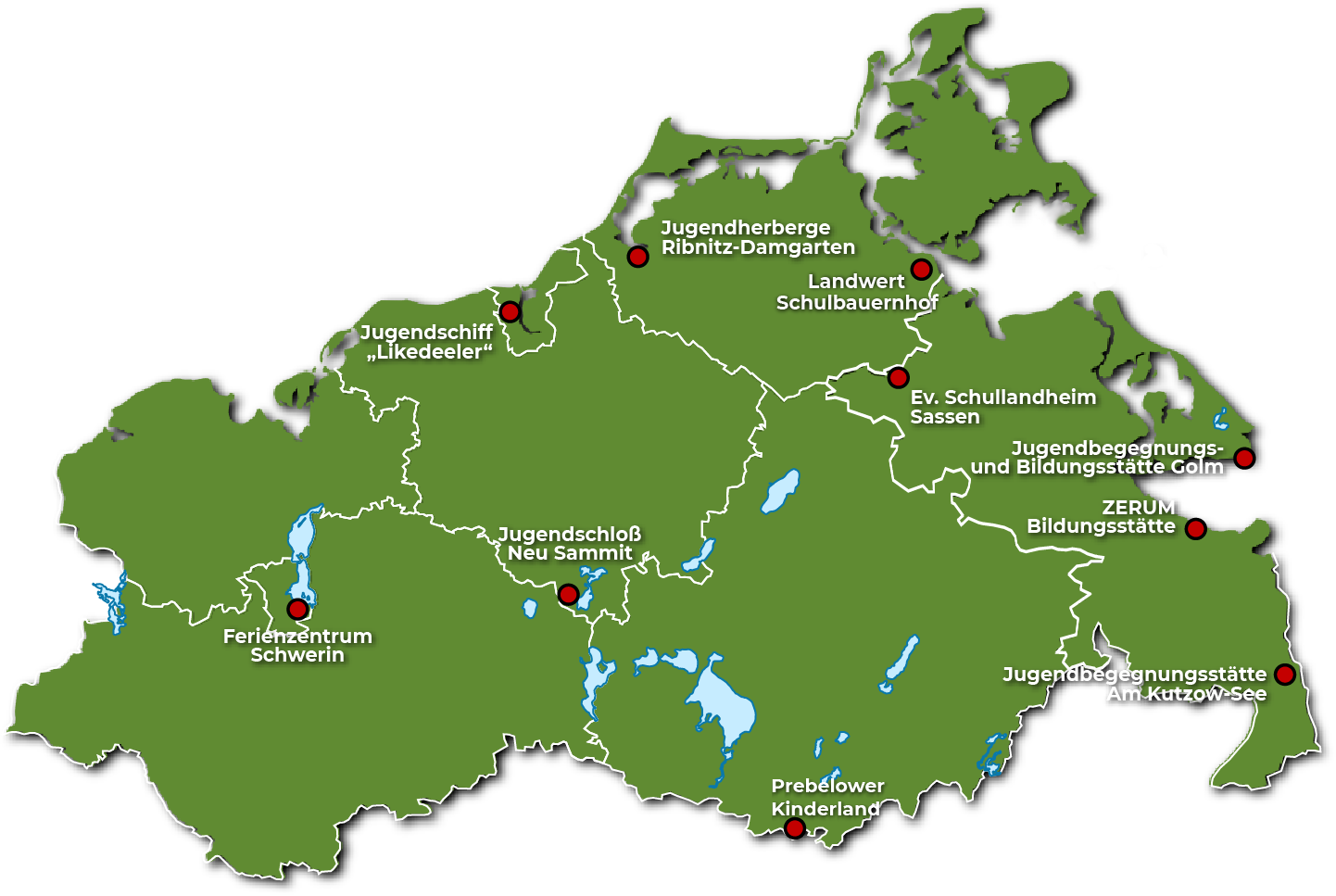 Gruppenunterkunft Mecklenburg-Vorpommern - SLH für Firmentagungen