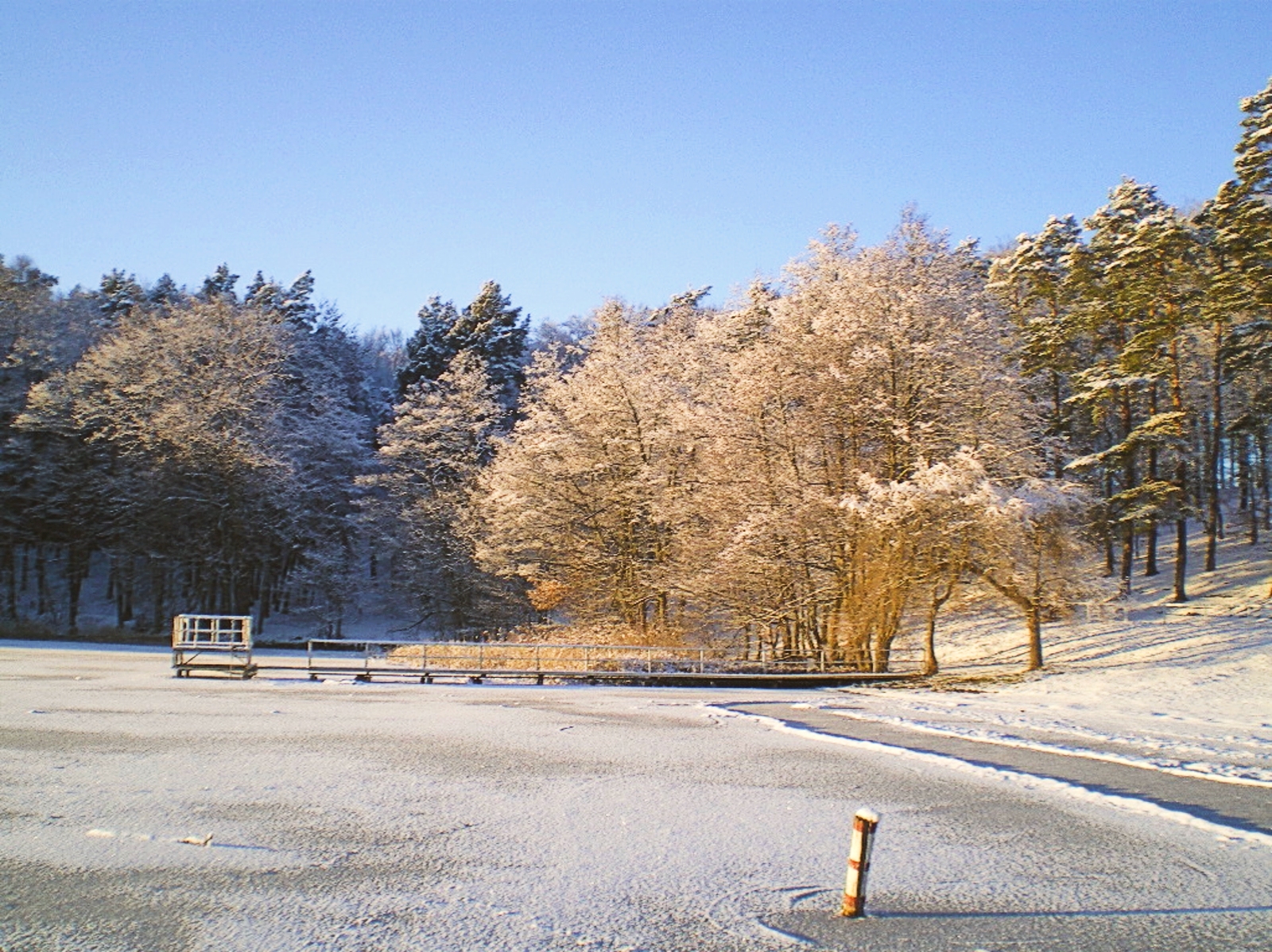 Gruppenunterkunft MV - Prebelower Kinderland - Großer Prebelower See Winter