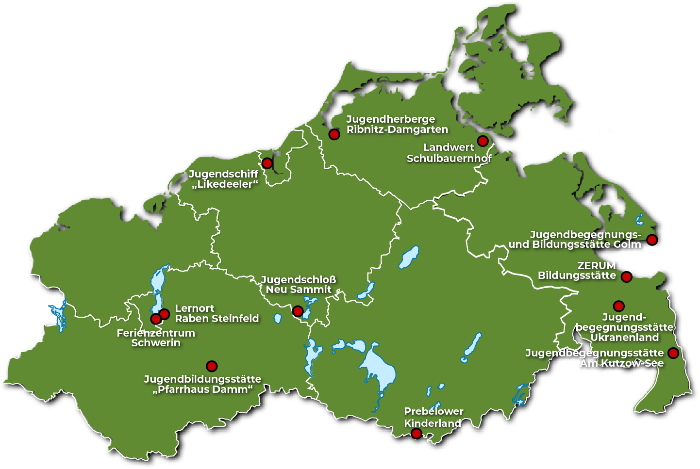 Gruppenunterkunft Mecklenburg-Vorpommern - SLH am Wasser