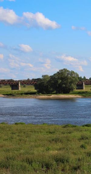 Elbe bei Dömitz, Westmecklenburg