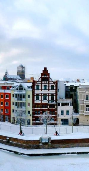 Stralsund im Winter